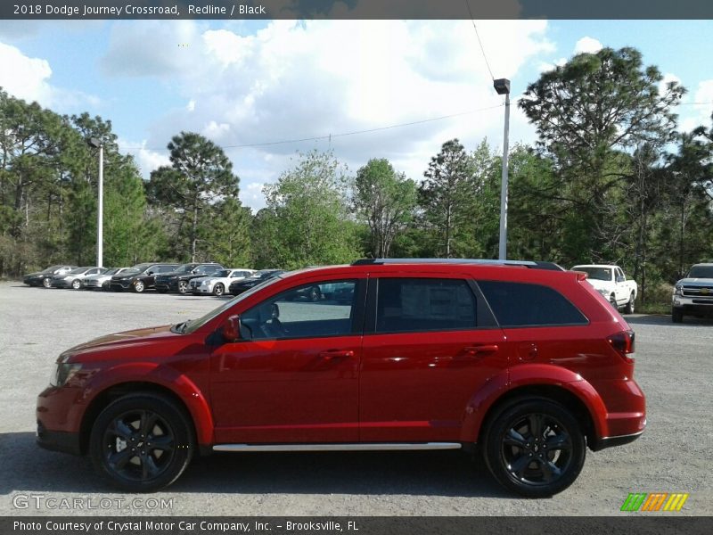 Redline / Black 2018 Dodge Journey Crossroad