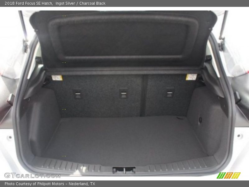 Ingot Silver / Charcoal Black 2018 Ford Focus SE Hatch