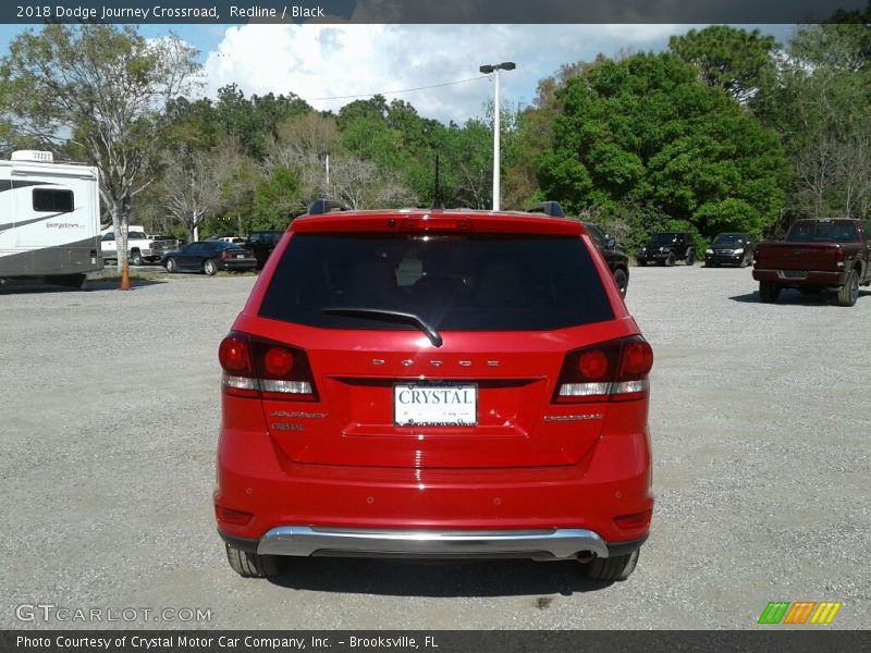 Redline / Black 2018 Dodge Journey Crossroad