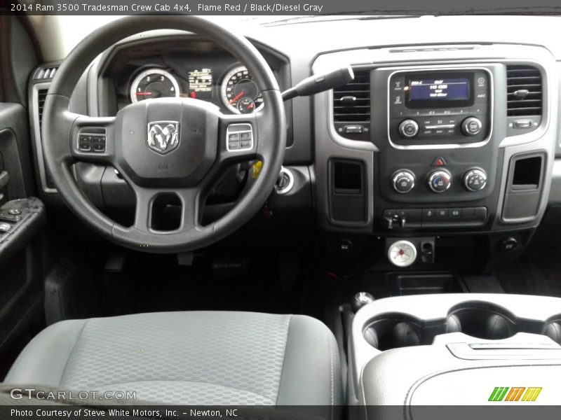 Flame Red / Black/Diesel Gray 2014 Ram 3500 Tradesman Crew Cab 4x4