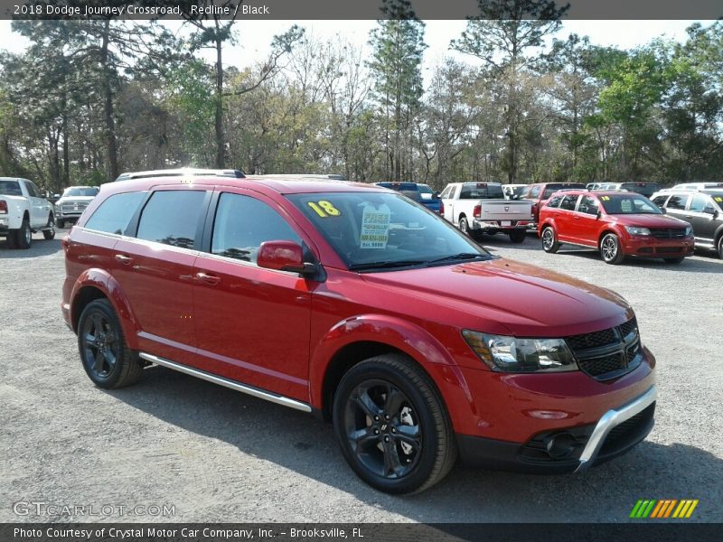 Redline / Black 2018 Dodge Journey Crossroad