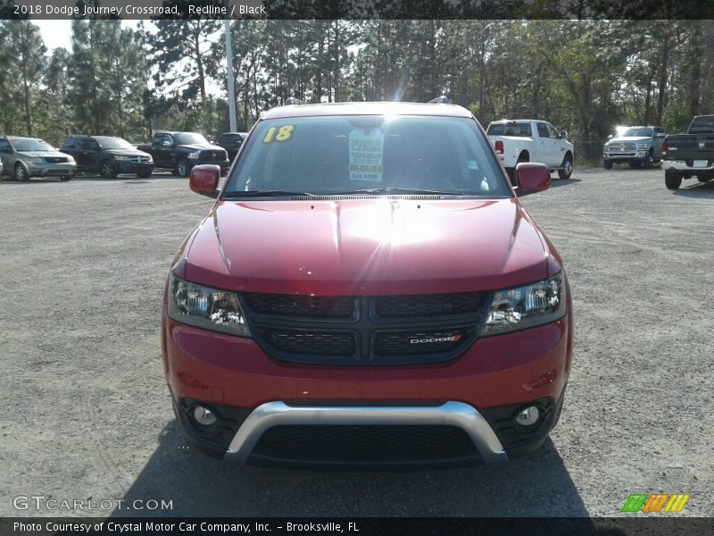Redline / Black 2018 Dodge Journey Crossroad