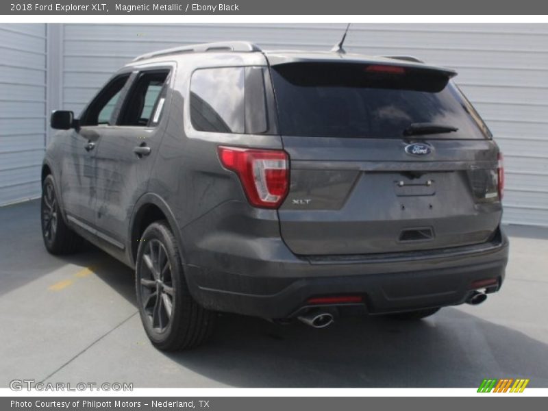 Magnetic Metallic / Ebony Black 2018 Ford Explorer XLT