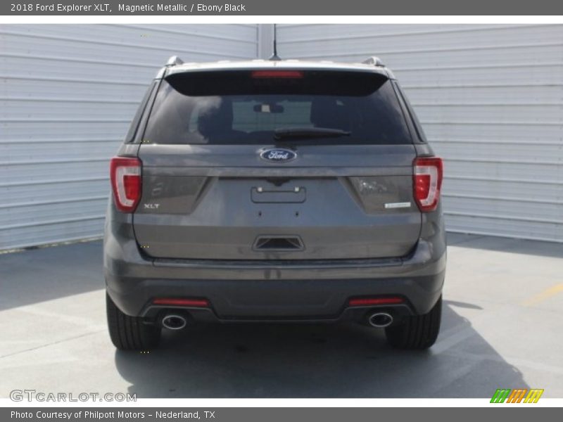 Magnetic Metallic / Ebony Black 2018 Ford Explorer XLT