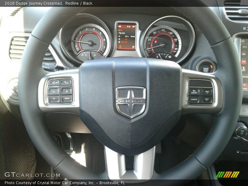Redline / Black 2018 Dodge Journey Crossroad