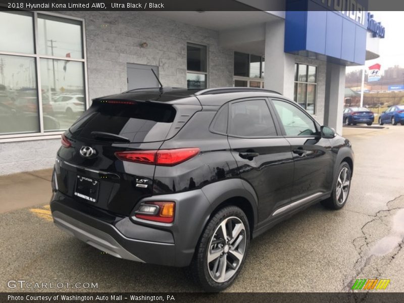 Ultra Black / Black 2018 Hyundai Kona Limited AWD