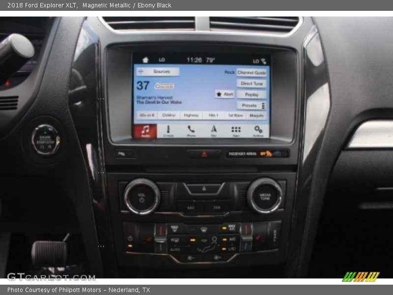 Magnetic Metallic / Ebony Black 2018 Ford Explorer XLT