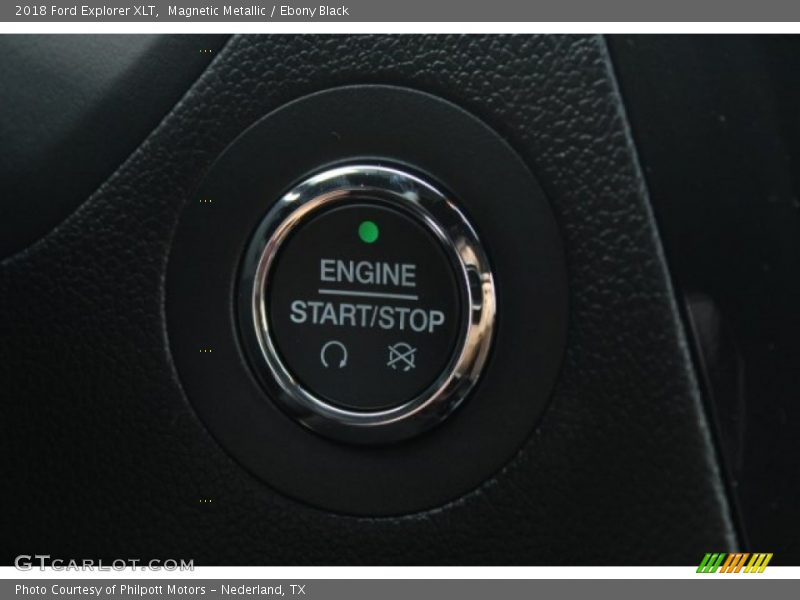 Magnetic Metallic / Ebony Black 2018 Ford Explorer XLT