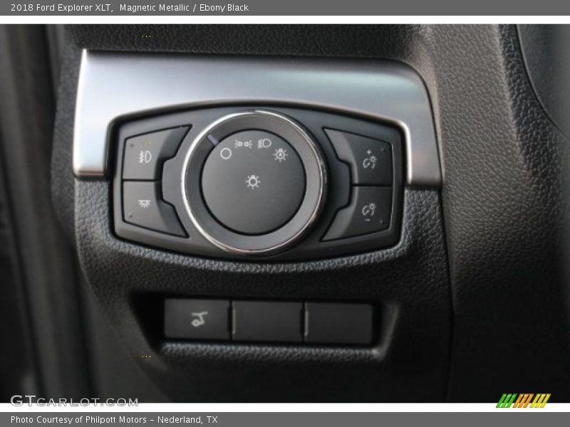 Magnetic Metallic / Ebony Black 2018 Ford Explorer XLT