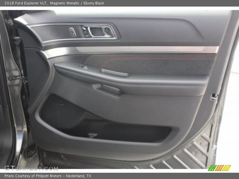 Magnetic Metallic / Ebony Black 2018 Ford Explorer XLT