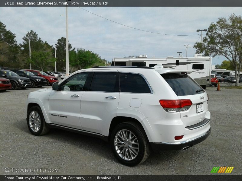 Ivory Tri-Coat / Black 2018 Jeep Grand Cherokee Summit