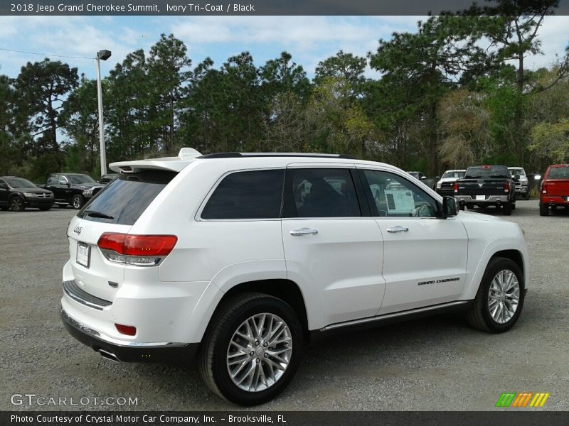 Ivory Tri-Coat / Black 2018 Jeep Grand Cherokee Summit