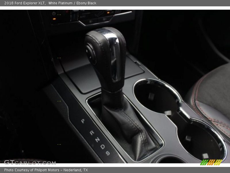 White Platinum / Ebony Black 2018 Ford Explorer XLT