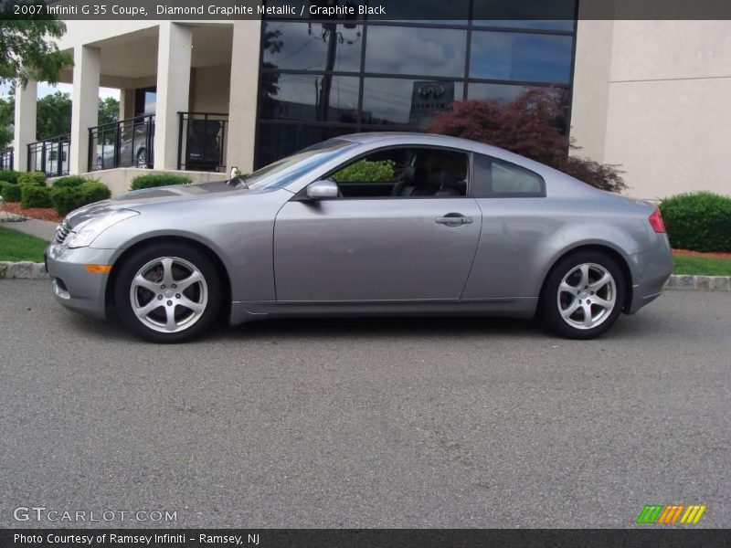 Diamond Graphite Metallic / Graphite Black 2007 Infiniti G 35 Coupe