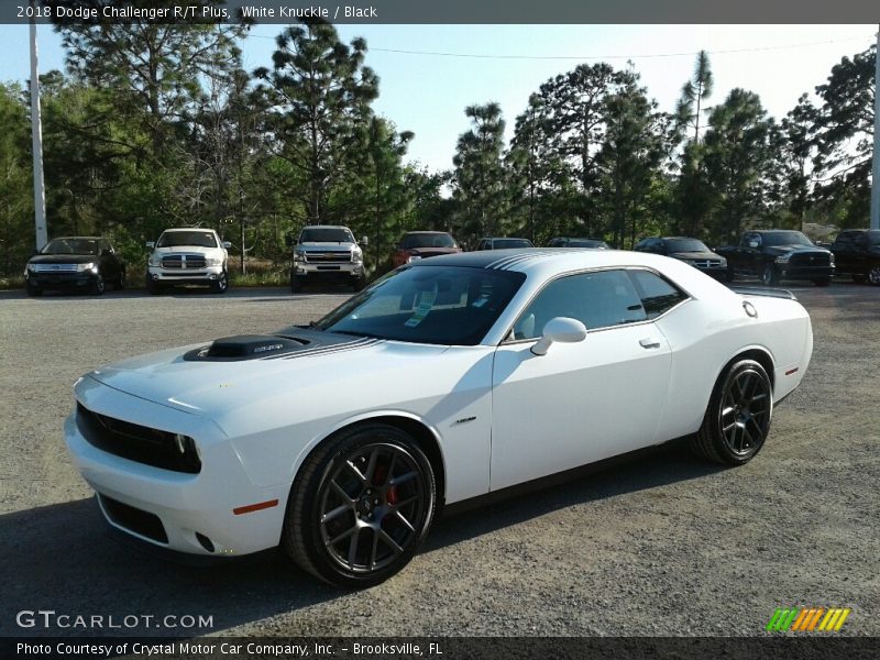 White Knuckle / Black 2018 Dodge Challenger R/T Plus