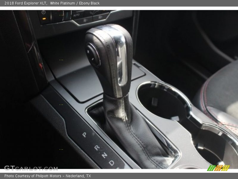 White Platinum / Ebony Black 2018 Ford Explorer XLT