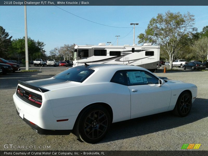 White Knuckle / Black 2018 Dodge Challenger R/T Plus