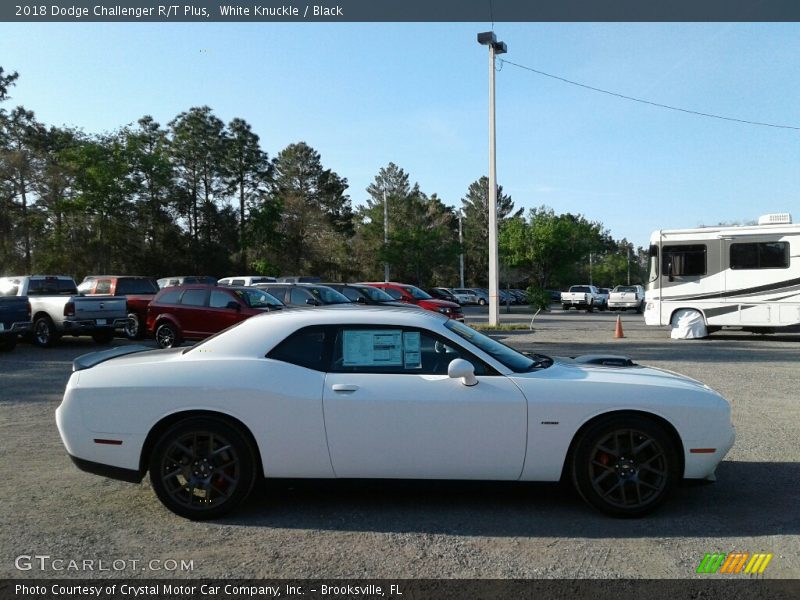 White Knuckle / Black 2018 Dodge Challenger R/T Plus