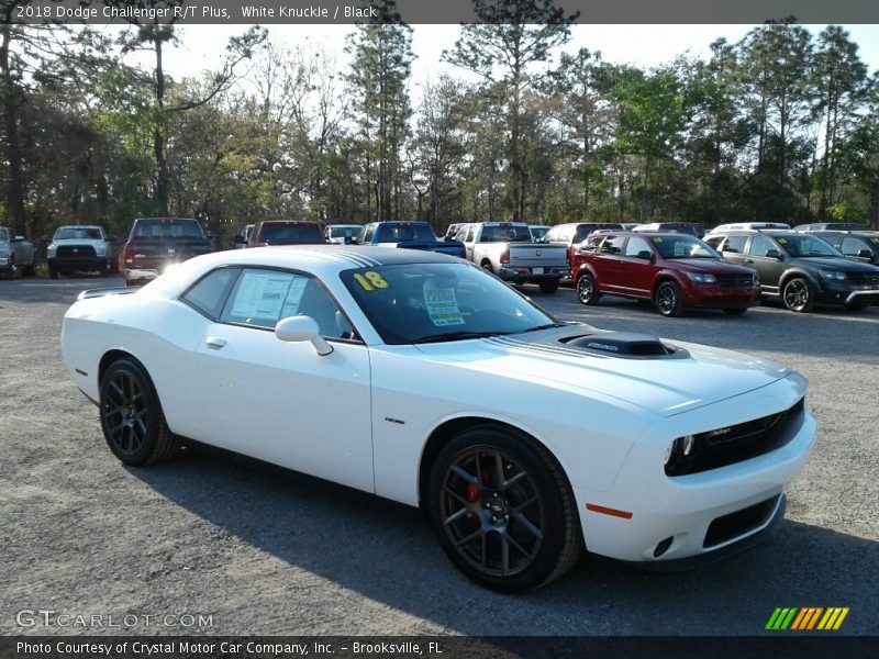 White Knuckle / Black 2018 Dodge Challenger R/T Plus