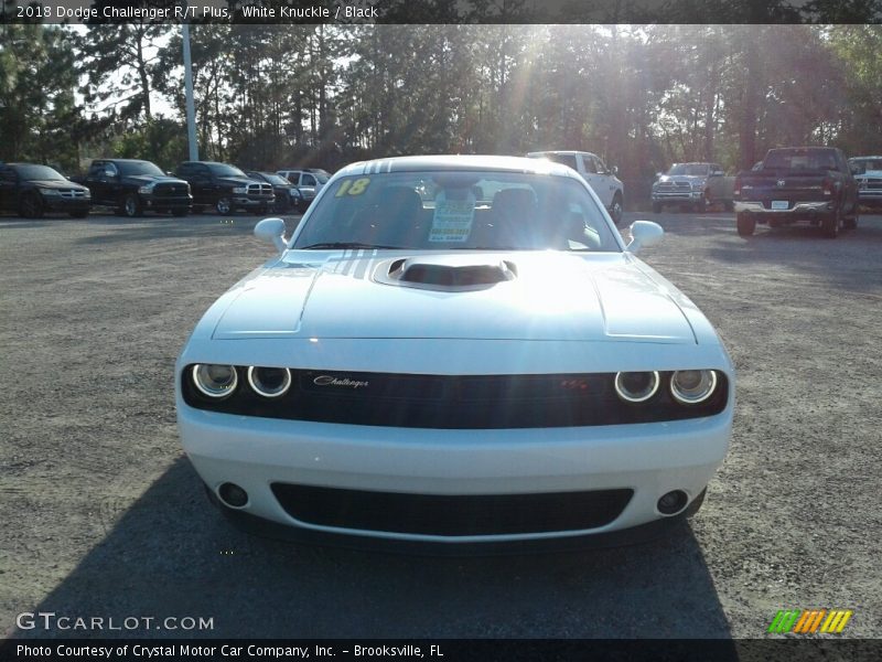 White Knuckle / Black 2018 Dodge Challenger R/T Plus