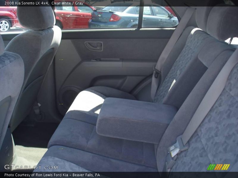 Clear White / Gray 2008 Kia Sorento LX 4x4