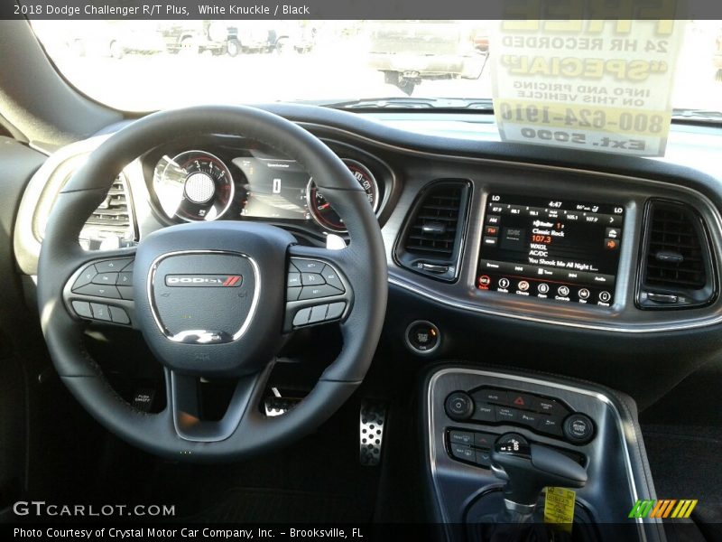 White Knuckle / Black 2018 Dodge Challenger R/T Plus