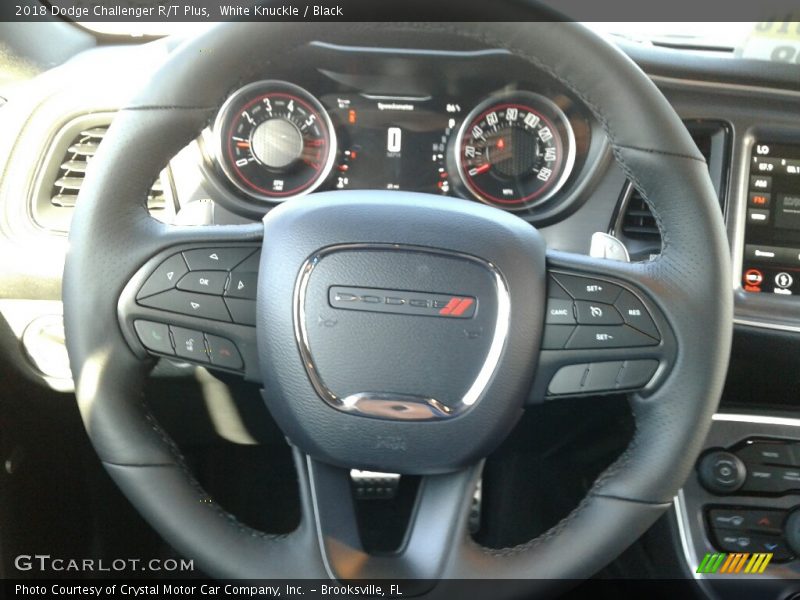 White Knuckle / Black 2018 Dodge Challenger R/T Plus