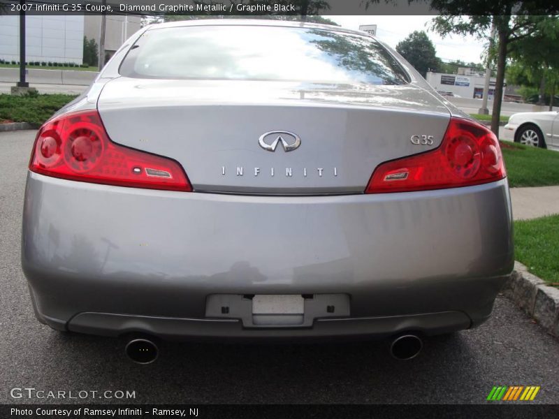 Diamond Graphite Metallic / Graphite Black 2007 Infiniti G 35 Coupe