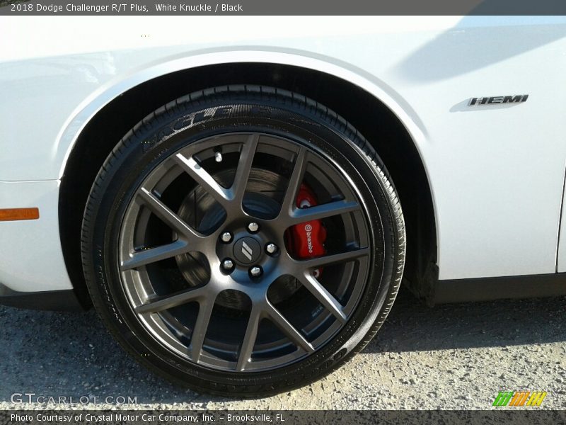 White Knuckle / Black 2018 Dodge Challenger R/T Plus