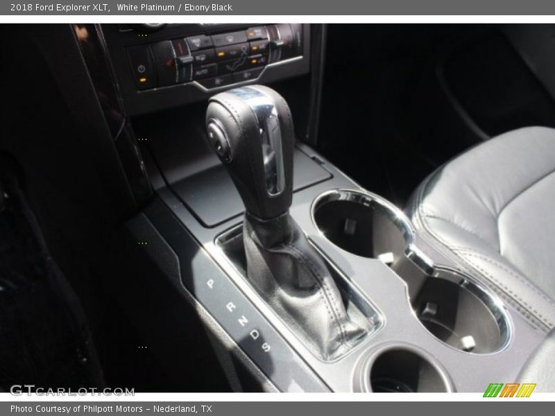 White Platinum / Ebony Black 2018 Ford Explorer XLT