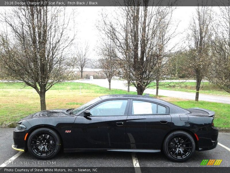 Pitch Black / Black 2018 Dodge Charger R/T Scat Pack