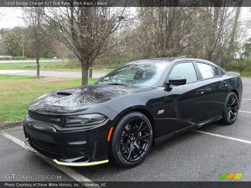 Pitch Black / Black 2018 Dodge Charger R/T Scat Pack