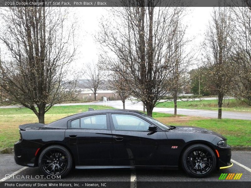 Pitch Black / Black 2018 Dodge Charger R/T Scat Pack