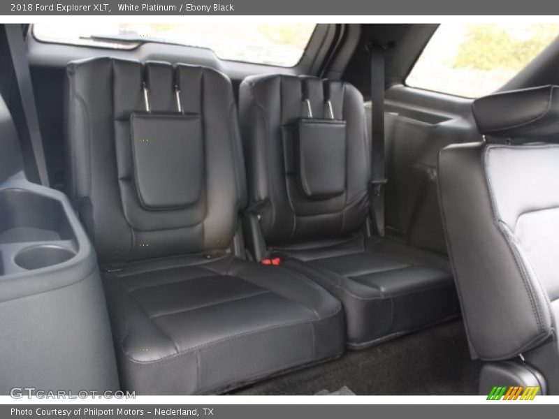 White Platinum / Ebony Black 2018 Ford Explorer XLT