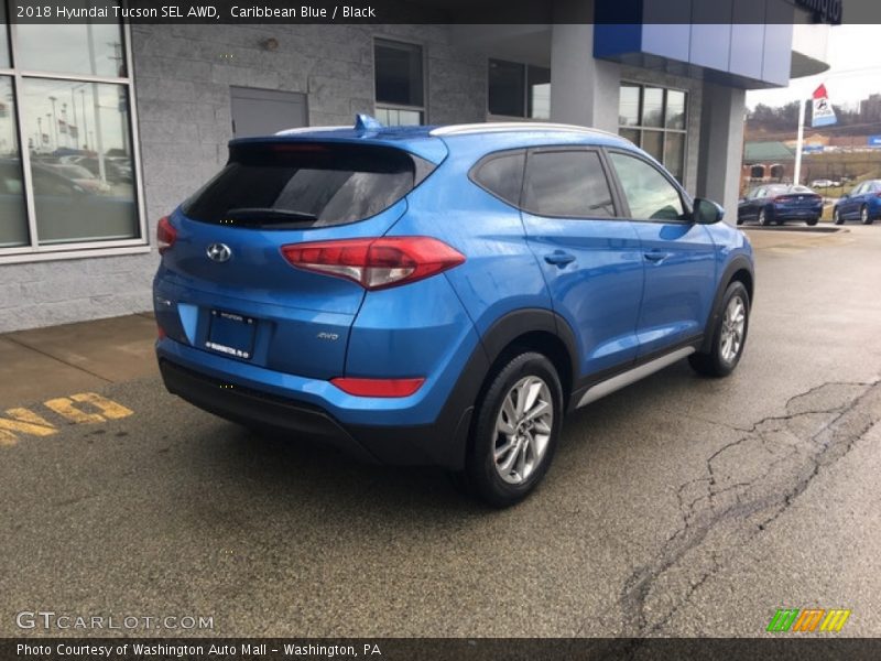 Caribbean Blue / Black 2018 Hyundai Tucson SEL AWD