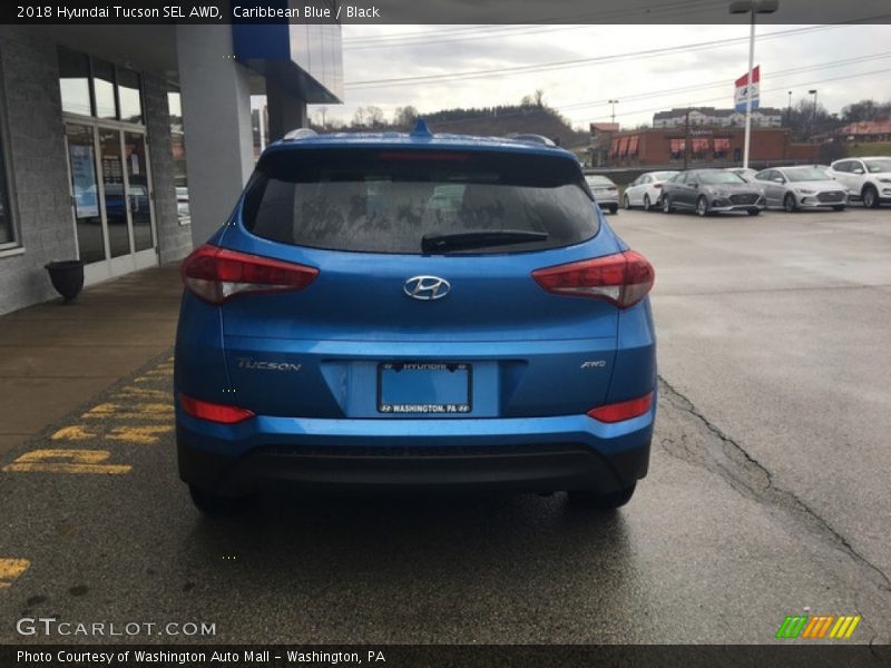 Caribbean Blue / Black 2018 Hyundai Tucson SEL AWD