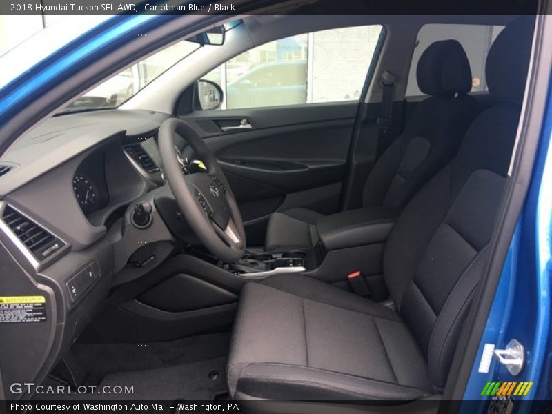 Caribbean Blue / Black 2018 Hyundai Tucson SEL AWD