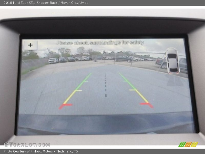 Shadow Black / Mayan Gray/Umber 2018 Ford Edge SEL