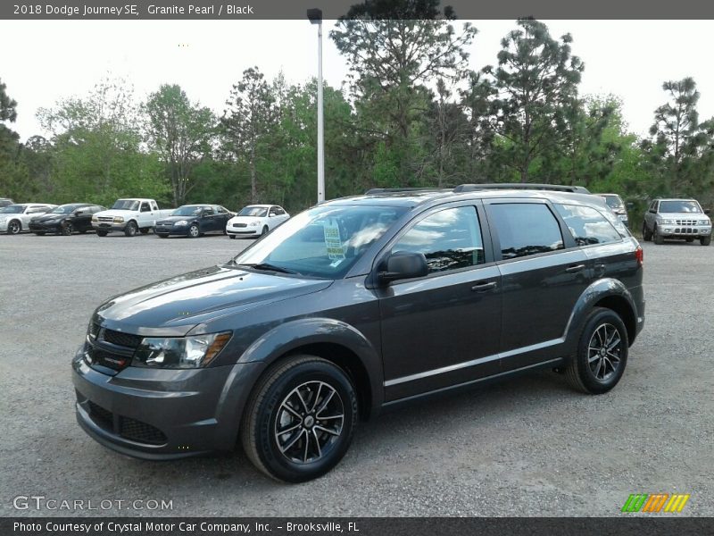 Granite Pearl / Black 2018 Dodge Journey SE