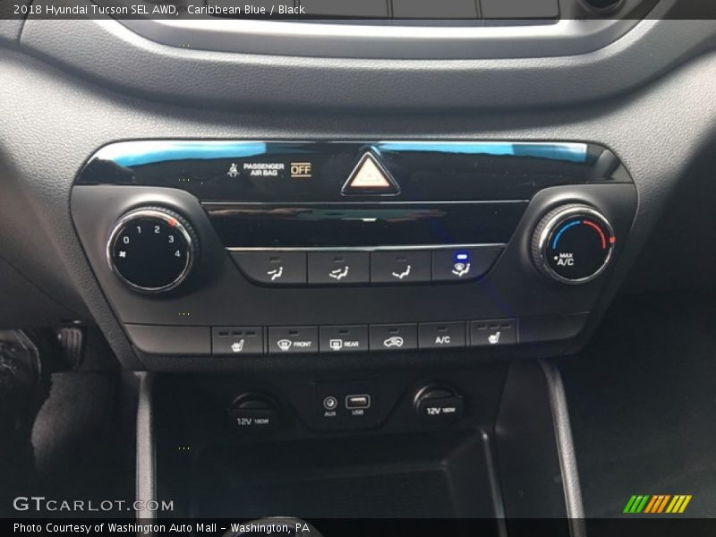 Caribbean Blue / Black 2018 Hyundai Tucson SEL AWD