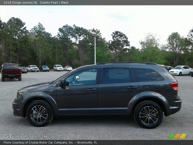 Granite Pearl / Black 2018 Dodge Journey SE