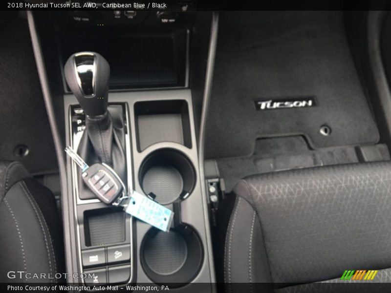 Caribbean Blue / Black 2018 Hyundai Tucson SEL AWD