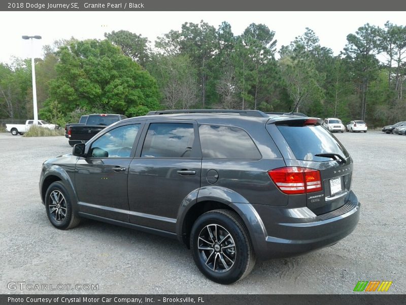 Granite Pearl / Black 2018 Dodge Journey SE