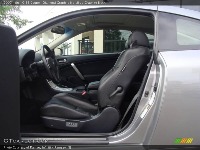 Diamond Graphite Metallic / Graphite Black 2007 Infiniti G 35 Coupe