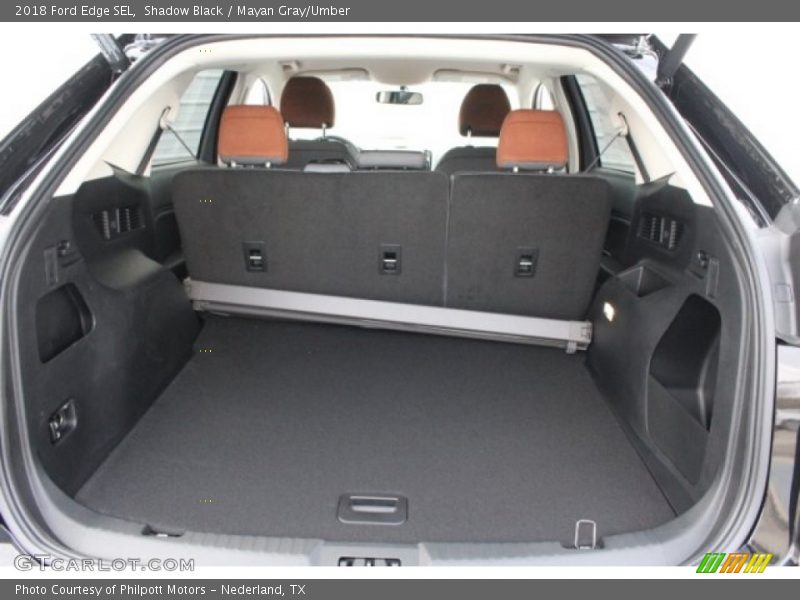 Shadow Black / Mayan Gray/Umber 2018 Ford Edge SEL
