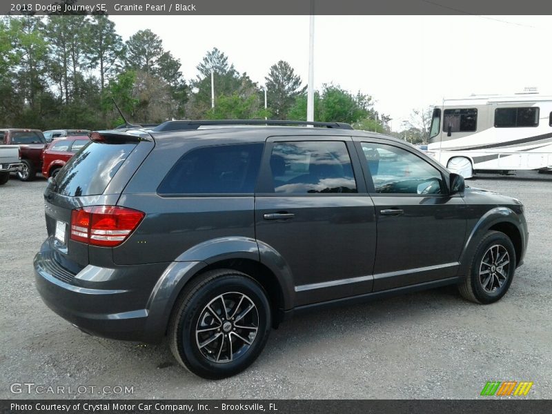Granite Pearl / Black 2018 Dodge Journey SE
