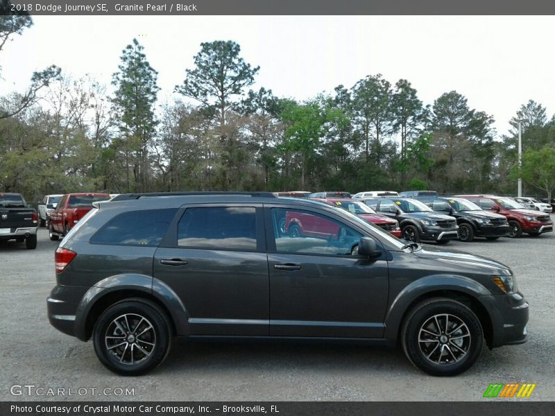 Granite Pearl / Black 2018 Dodge Journey SE