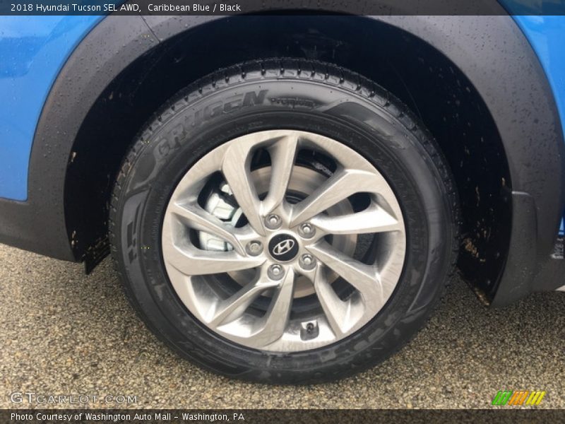 Caribbean Blue / Black 2018 Hyundai Tucson SEL AWD