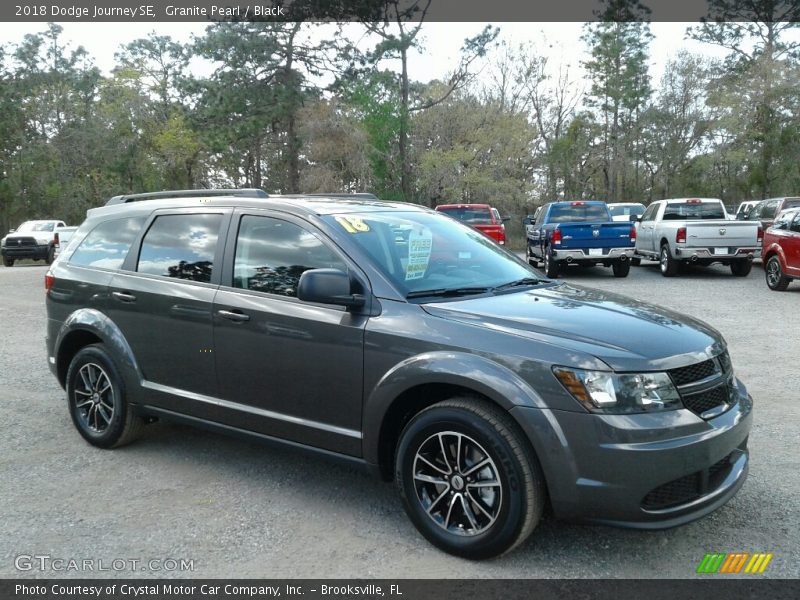 Granite Pearl / Black 2018 Dodge Journey SE