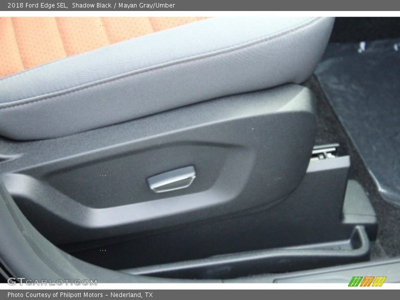 Shadow Black / Mayan Gray/Umber 2018 Ford Edge SEL